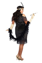 Load image into Gallery viewer, Gold-Flecked Swanky Flapper Dress Set