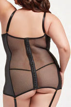Load image into Gallery viewer, Bold & Seductive Two-Piece Vegan Leather Chemise & Panty Set