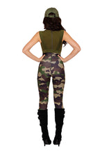 Load image into Gallery viewer, Army Brat Costume Set – 4-Piece Jumpsuit, Harness, Hat & Dog Tags