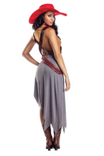 Load image into Gallery viewer, Women's Bandit Costume – 5-Piece Western Outlaw Outfit