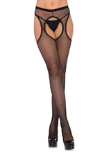 Load image into Gallery viewer, Dawn Fishnet Suspender Hose