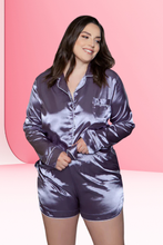 Load image into Gallery viewer, Two piece Liz satin pajama set