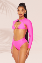 Load image into Gallery viewer, Ruched Back High-Waisted Bikini Bottom: Chic Comfort for Any Beach Day