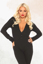 Load image into Gallery viewer, Cozy brushed rib long johns