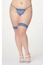 Load image into Gallery viewer, Vintage Backseam Thigh High Stockings with Colored Soles – Sheer, Elegant & Flattering Retro Lingerie