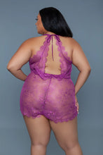 Load image into Gallery viewer, Reagan Romper with Plunging surplice neckline