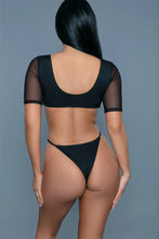 Load image into Gallery viewer, Elena Swimsuit with Short mesh sleeves
