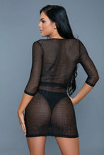 Load image into Gallery viewer, Isla Cover Up with Deep v plunging neckline