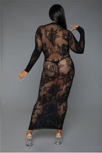 Load image into Gallery viewer, Innocent Touch Lace Maxi Dress Bodystocking – Elegant, Sultry & Sophisticated