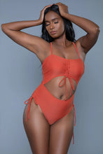 Load image into Gallery viewer, Paisley One-Piece Swimsuit