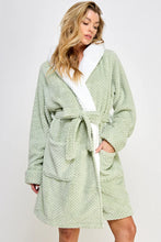Load image into Gallery viewer, Bailey Jacquard Hooded Robe