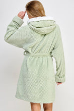 Load image into Gallery viewer, Bailey Jacquard Hooded Robe