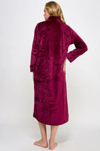 Load image into Gallery viewer, Jacquard Sabrina Collared Zip Front Robe