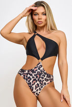 Load image into Gallery viewer, Calypso One-Shoulder Swimsuit – Bold Meets Beach Glam