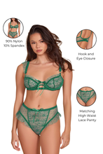 Load image into Gallery viewer, Mixed Emotions Bra Set, Hook-and-Eye Closure Bra with High-Waist Panty