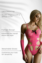 Load image into Gallery viewer, Dedicated Lace Fishnet Bodystocking
