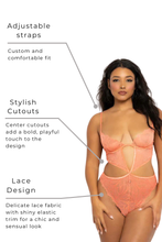 Load image into Gallery viewer, Lace teddy