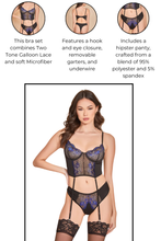 Load image into Gallery viewer, Wildest Dreams Garter Bustier Set