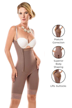 Load image into Gallery viewer, Full Body Shaper with Straps & Lateral Zipper
