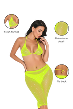Load image into Gallery viewer, Sexy Two-Piece Rhinestone Set