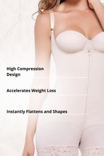 Load image into Gallery viewer, Ann Michell Thermal Body Shaper, High Compression Design Body Shaper Short