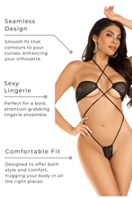 Load image into Gallery viewer, Rhinestone Wrap Around Bikini Bodysuit