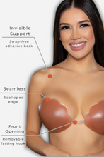 Load image into Gallery viewer, Scalloped Edge Silicone Bra