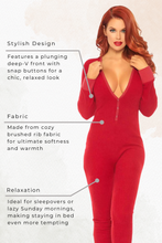 Load image into Gallery viewer, Cozy brushed rib long johns