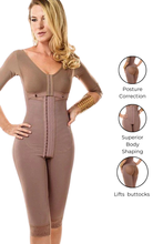 Load image into Gallery viewer, Long Sleeved Full Body Shaper