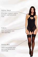 Load image into Gallery viewer, Heart Chest Chesime with Garters