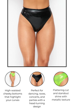 Load image into Gallery viewer, Shiny Metallic Panty Briefs