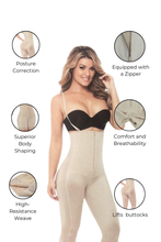 Load image into Gallery viewer, Calf-Length Open Crotch Body Shaper