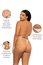 Load image into Gallery viewer, Embroidered open crotch panty