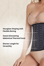Load image into Gallery viewer, Short Latex Waist Trainer