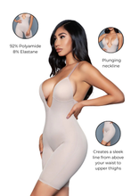 Load image into Gallery viewer, Plunging neckline bodyshaper