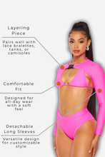 Load image into Gallery viewer, Bra with Detachable Long Sleeves: Style Meets Comfort