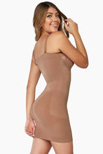 Load image into Gallery viewer, Seamless Shapewear Slip Dress, Strapless Tummy Control Body Shaper with 360° Waist Sculpting, Adjustable Removable Straps & Invisible Under Dresses