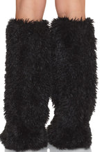 Load image into Gallery viewer, Furry Boot Covers for Women, Faux Fur Shoe Covers for Costumes, Festivals & Y2K Fashion