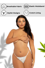 Load image into Gallery viewer, Embroidered open crotch panty
