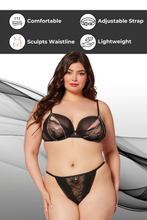 Load image into Gallery viewer, Luxe Lace & Mesh Bra Set with Rhinestone Detail – Elegant & Seductive