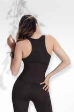 Load image into Gallery viewer, Latex Sport Girdle Waist Trainer Corset, Waist trainer with 3 rows of hooks