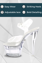 Load image into Gallery viewer, LED Lite-Up Ankle Strap Platform