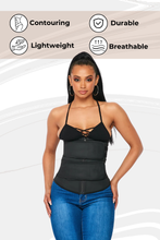 Load image into Gallery viewer, Double Compression Latex Waist Trainer
