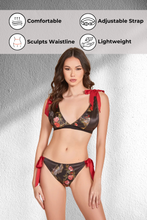 Load image into Gallery viewer, Modern Renaissance Bra Set, Bandeau Top with Matching G-string