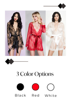Load image into Gallery viewer, Sheer lace robe
