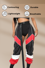 Load image into Gallery viewer, High Wasit Open Crotch Buckle Jogger