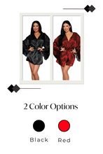 Load image into Gallery viewer, Open back satin robe