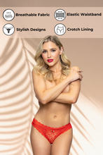 Load image into Gallery viewer, Lace Panty with Heart Cut-Out Back