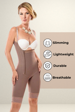 Load image into Gallery viewer, Full Body Shaper with Straps & Lateral Zipper