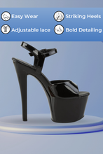 Load image into Gallery viewer, Open-Toe Ankle Strap Platform Women's Heel Sandals